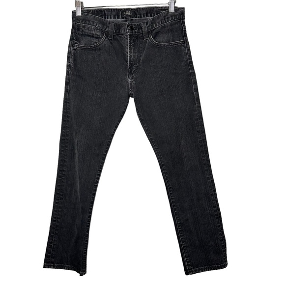 AGOLDE Tapered Slim Fit Stretch Denim Washed Casual Jeans - Picture 2 of 7